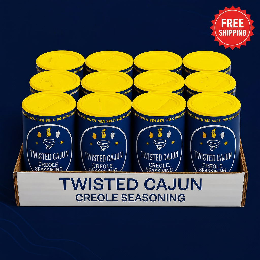 Case of Twisted Cajun Creole Seasoning