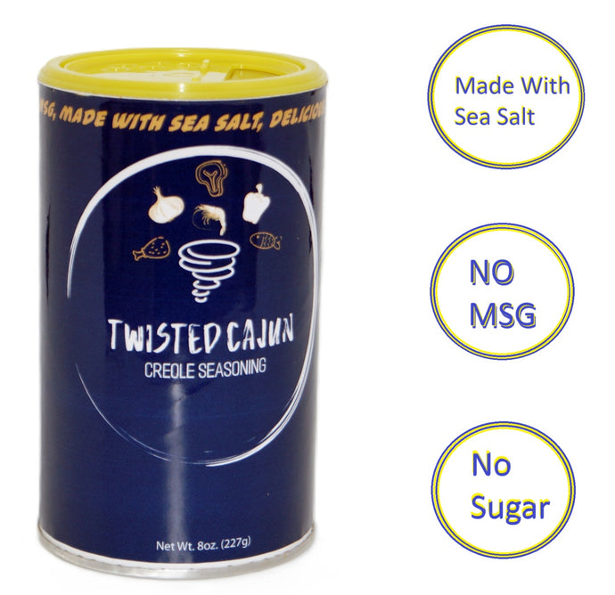 Twisted Cajun Creole Seasoning 8oz